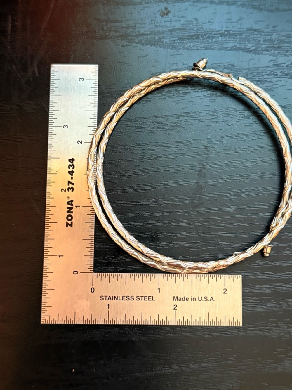 Silver Tone‎ Multi-Textured Hoops (3 Set) - Picture 7 of 8